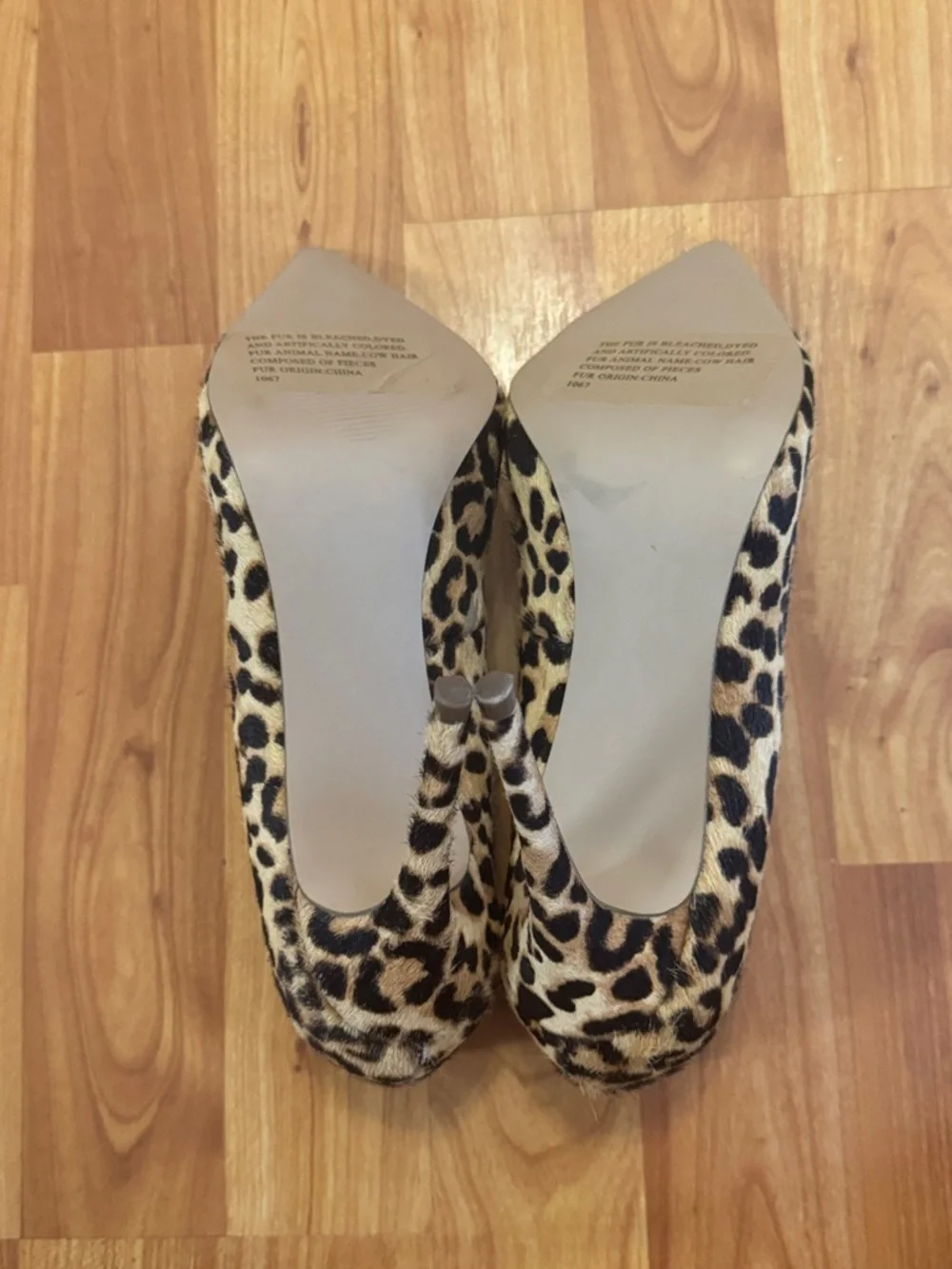 Steve Madden Daisie leopard print haircalf pumps 9 NEW - Picture 10 of 11